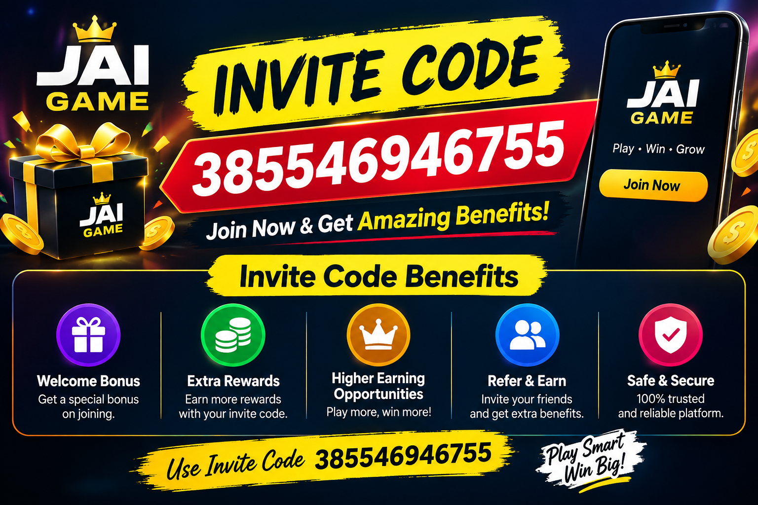 Jai Club Game Invite Code 385546946755 on X: "Jai Club Game Invite Code 385546946755 – Complete GuideIf you are searching for the Jai Club Game invite code 385546946755, this detailed guide explains what an invite code 385546946755" / X
